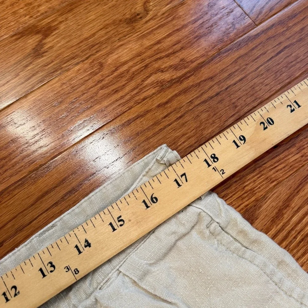 Vintage Polo Ralph Lauren 100% Linen Tyler Shorts Fits Mens 35 Pleated Khaki 7